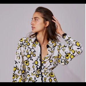 C/Meo Collective Button Down Long Sleeve Top